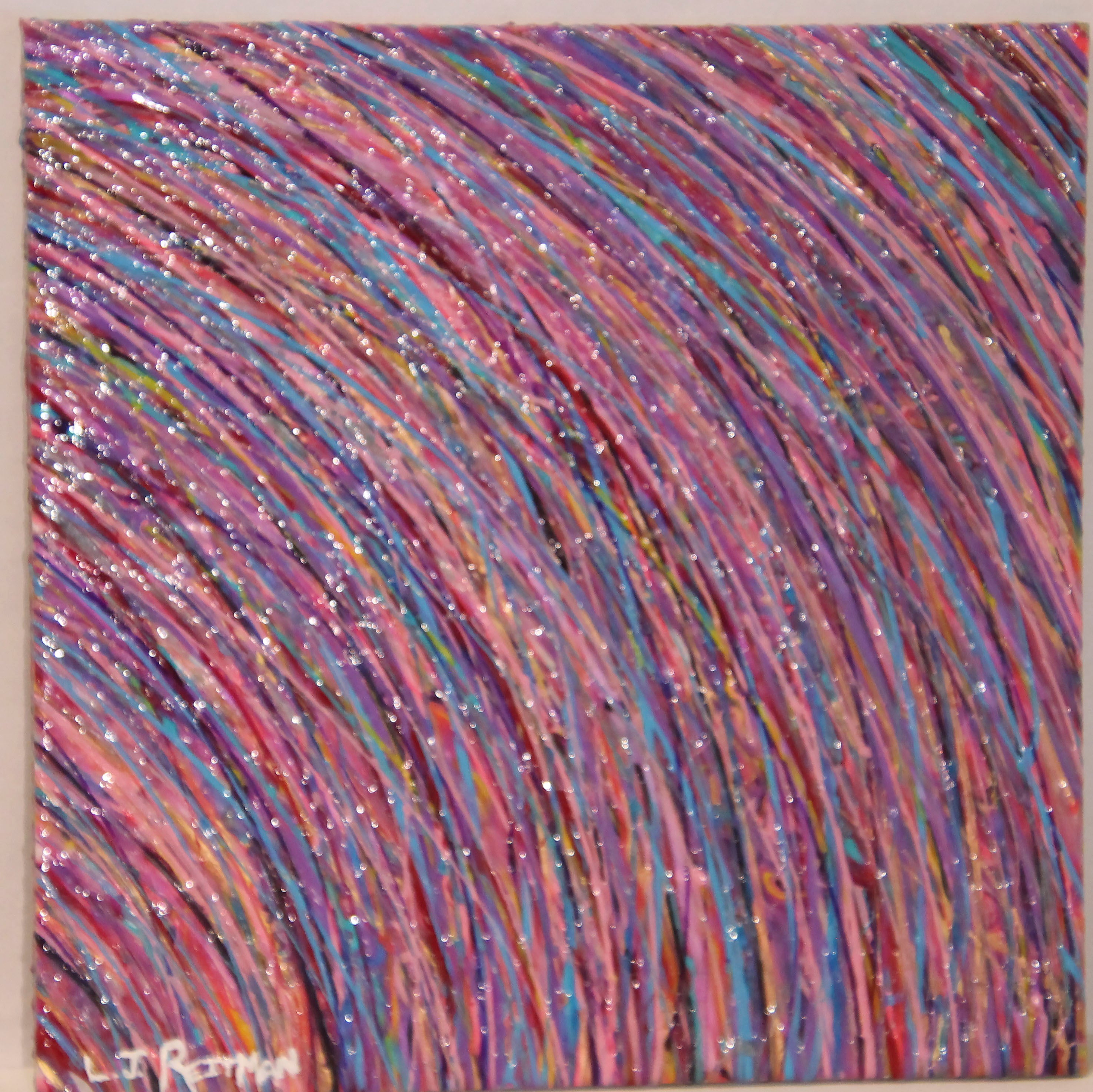 SOLD Abstract Art- Papa's Angel - LJ Reitman